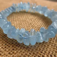 Натуральный Бразильский Сапфировый Браслет Леди Браслет AAA 9*6 мм