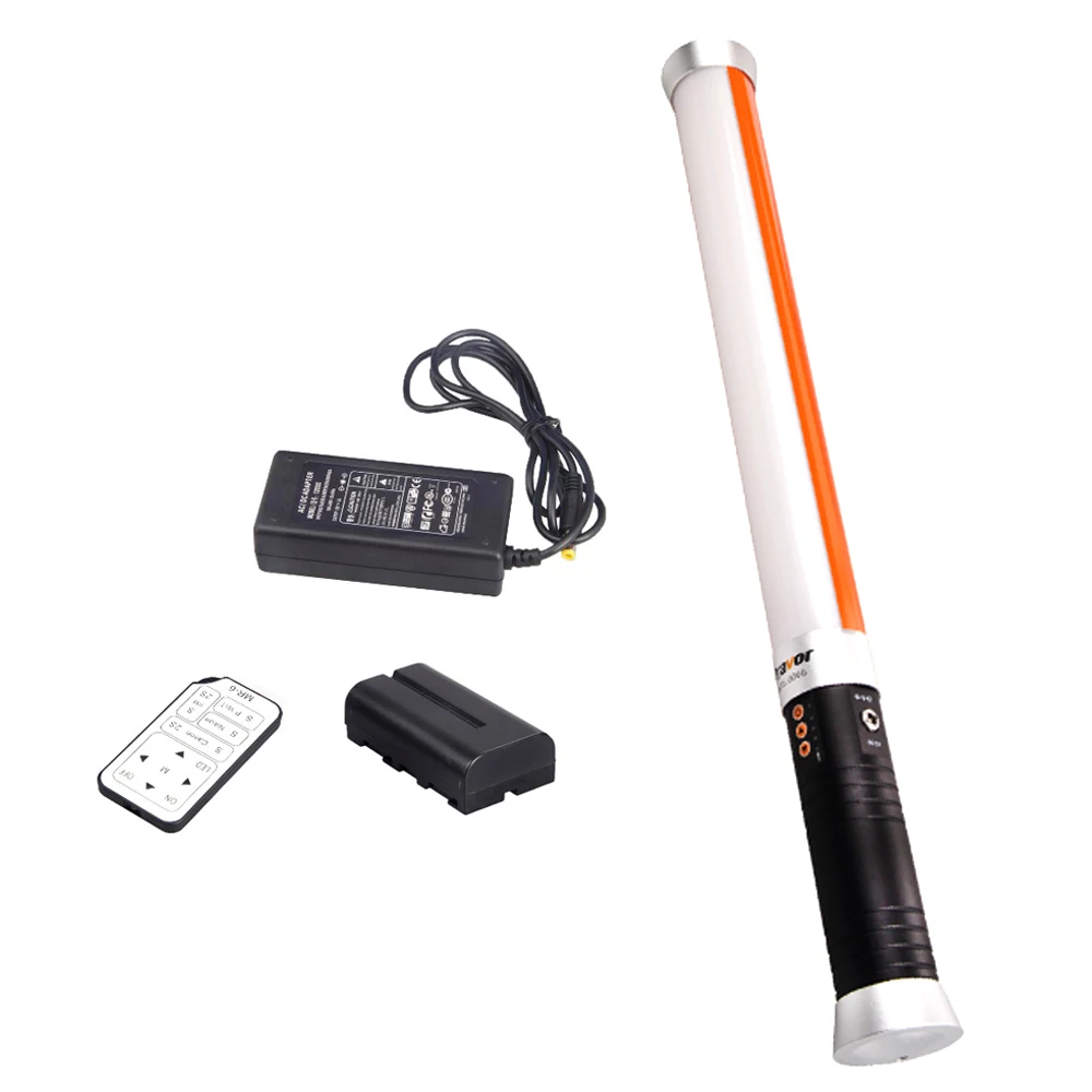 

Portable Handheld 298 PCS 5600K/3200K LED beads Magic Tube Light MTL-900D as Ice Light With Color temperature Tube