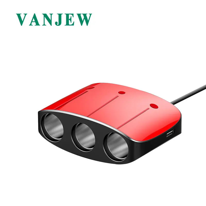VANJEW C11 прикуриватель 3.1A двойной usb порт автомобильное зарядное устройство 3