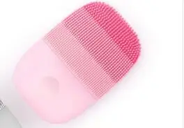 Xiaomi inFace маленький Очищающий Инструмент глубокое очищение Sonic beauty прибор для ухода за лицом очищающий уход за кожей лица массажер подарок - Цвет: Розовый