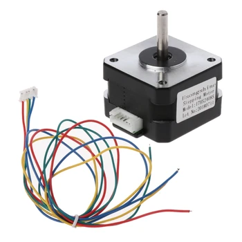 

1 Set Stepper Motor Nema 17HS2408S 4-lead 42 Motor 42BYGH 0.6A CNC Laser 3D Printer New