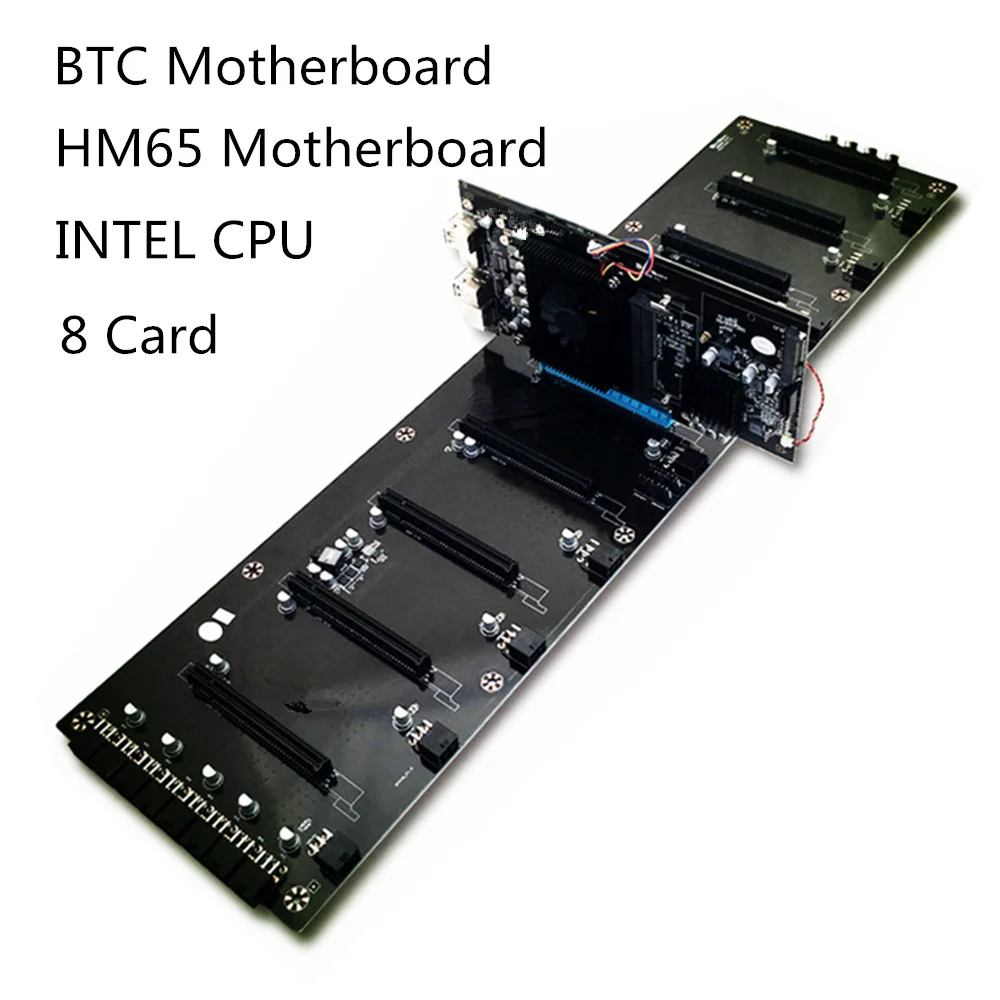 B250 BTC mining motherboard HM65 CPU 8 card DDR3 memory 8G ...