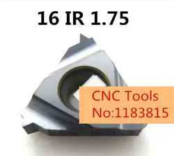16IR/11NR 1.75ISO внутренние Индексируемые вольфрамокарбидные резьботокарный станок вставки для SNR/SIR резьбовой токарный держатель