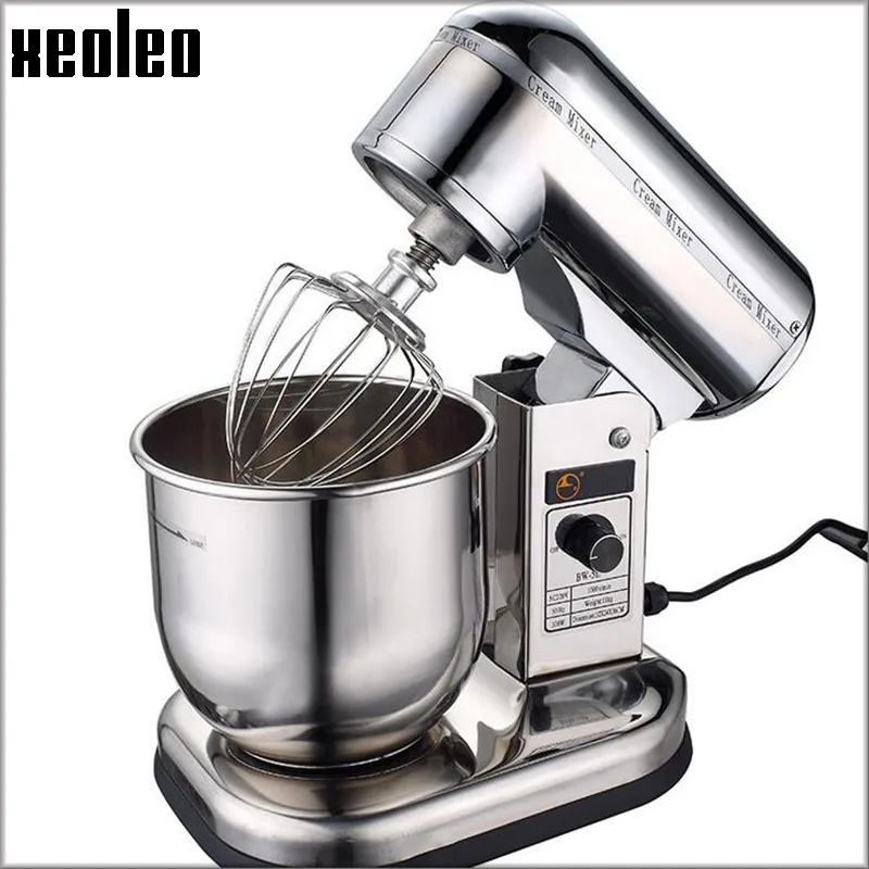 

XEOLEO Planetary mixer Stand mixer Electric Food mixer 5L/7L Commercial Dough kneading machine with bowl Egg Beater 3-Speed 300W