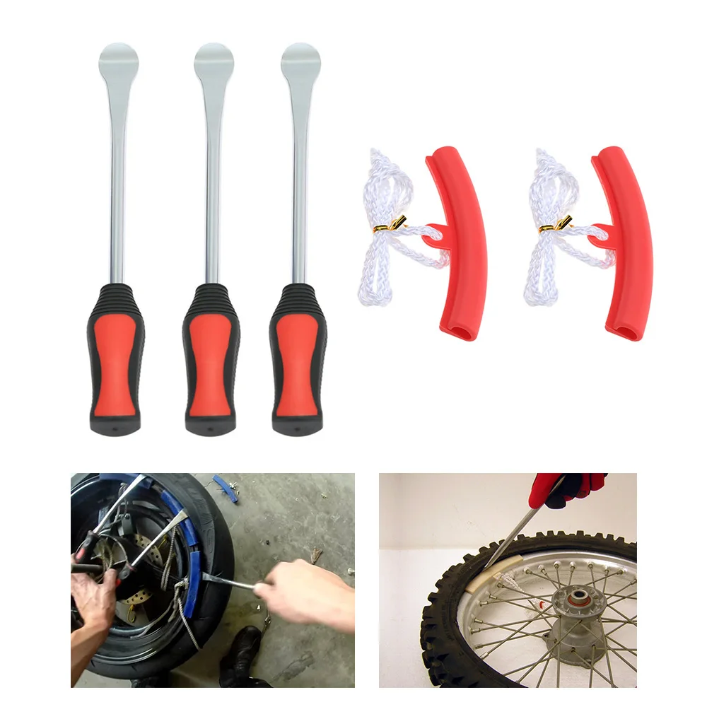 Image Motorcycle Tire Repair Kits Car Wheels Repairing Tools Vehicle Tire Puncture Emergency Repair Sets