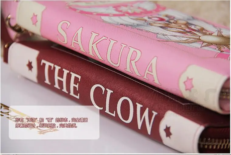 5pcs Hot New Cardcaptor Sakura Grimoire Handbag Wallet Classic Reproduce