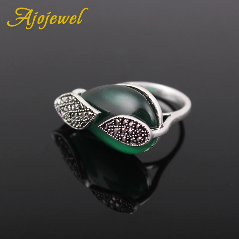 Ajojewel Parure Bijoux Femme красный/зеленый опал комплект ювелирных изделий для невесты Свадебная вечеринка ювелирные изделия женские винтажные аксессуары