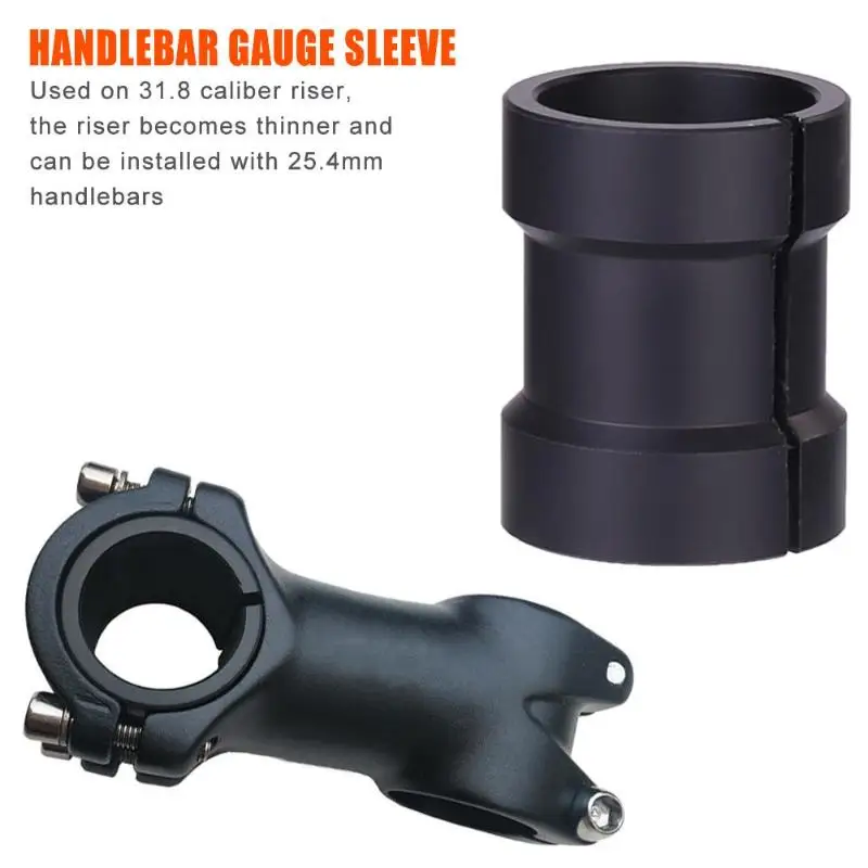 

Bicycle Handlebar Diameter Adapter 25.4 to 31.8mm Installation Aperture Adjust MTB Road Bike Accessories