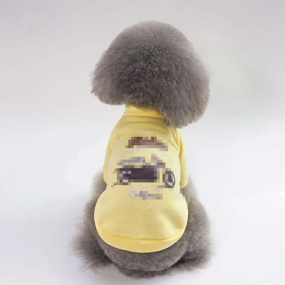 Pet Clothing for Cat Clothes for Cats Warm Clothes for Small Cats Clothing Chihuahua Costume for Cat Coats Jackets Pet Product45 - Цвет: Yellow Motorcycle