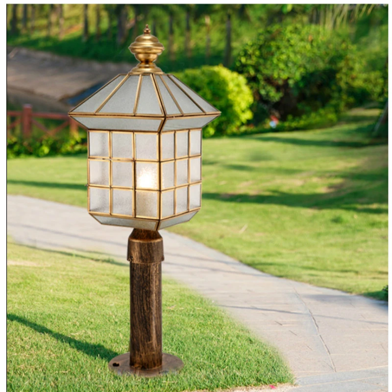 copper outdoor lighting