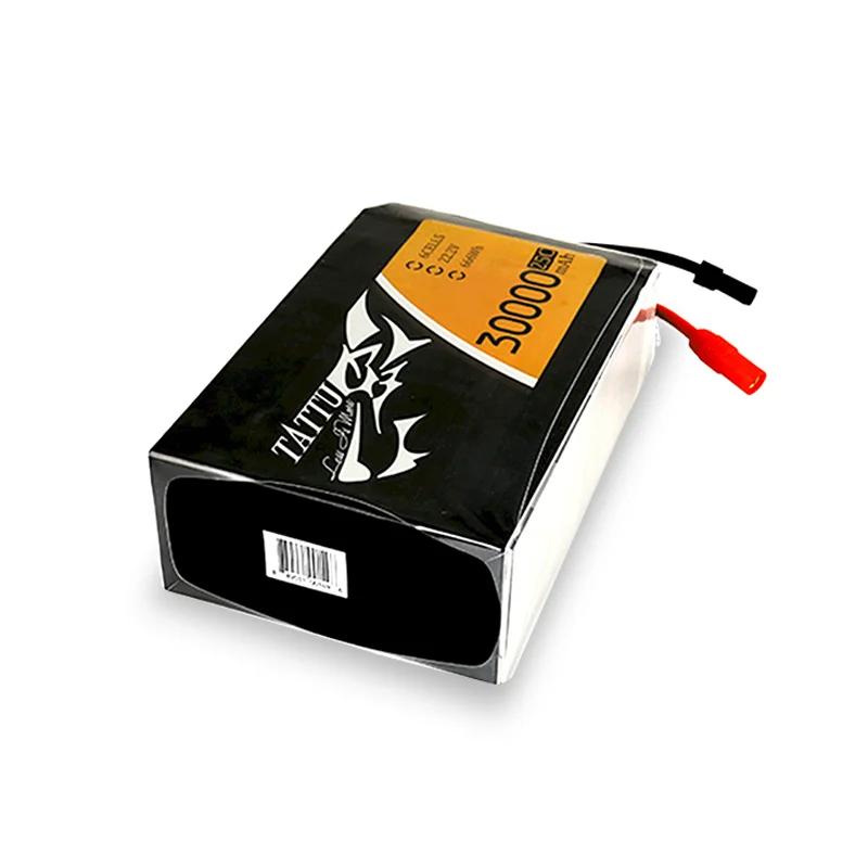 1 шт. батареи TATTU 6S 30000mAh 22,2 V 25C 6S1P LiPo с разъемом AS150+ XT150 для беспилотных дронов