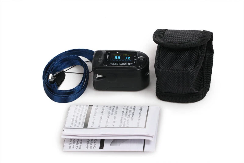 

FDA Finger tip Pulse Oximeter, SPO2 Pulse Rate blood Oxygen Monitor CMS50DA Black