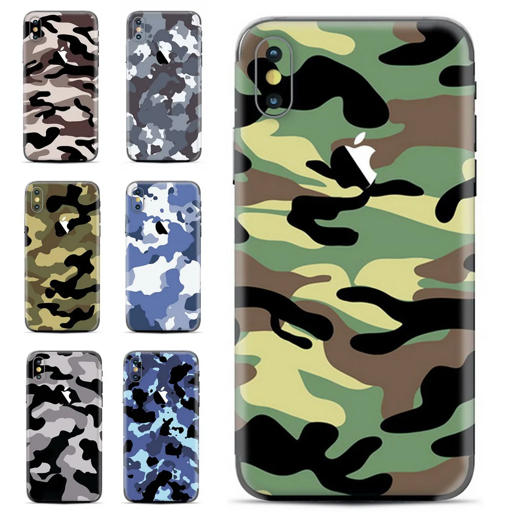 

Back Protective flim For Apple iPhone X Ultra Thin Camouflage Cover Back Screen Protector For iPhone X 10 Rear Film