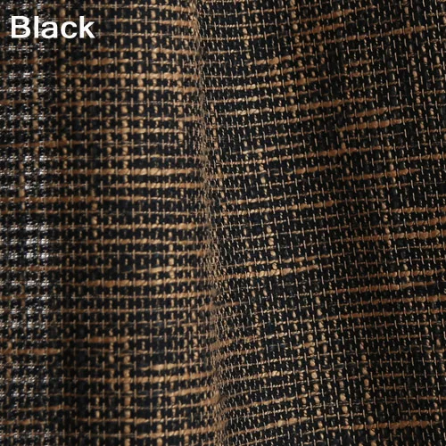 Япония сплошной цвет мешковины затемненные занавески s для гостиной окна занавески s для спальни занавески на заказ - Цвет: Black