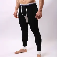 Зимние мужские кальсоны Модальные Термобелье мужские теплые кальсоны леггинсы брюки высокого качества