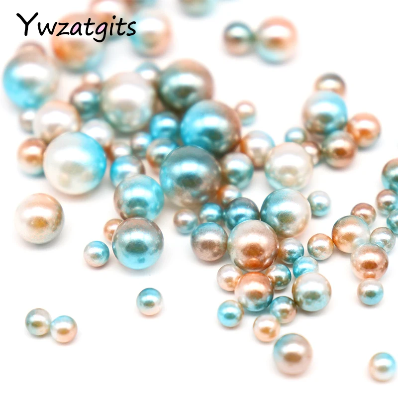

ywzatgits 4/6/8/10mm Random Mix No Hole Imitation Pearls Round Loose Beads Garment Handmade DIY Accessories 20g/lot 005008035