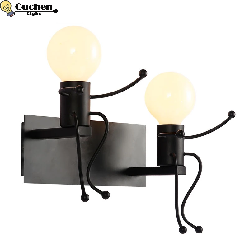 

Loft lamp creative wall light aisle corridor dining room restaurant retro pub cafe wall lamp bra wall sconce bedside night lamps