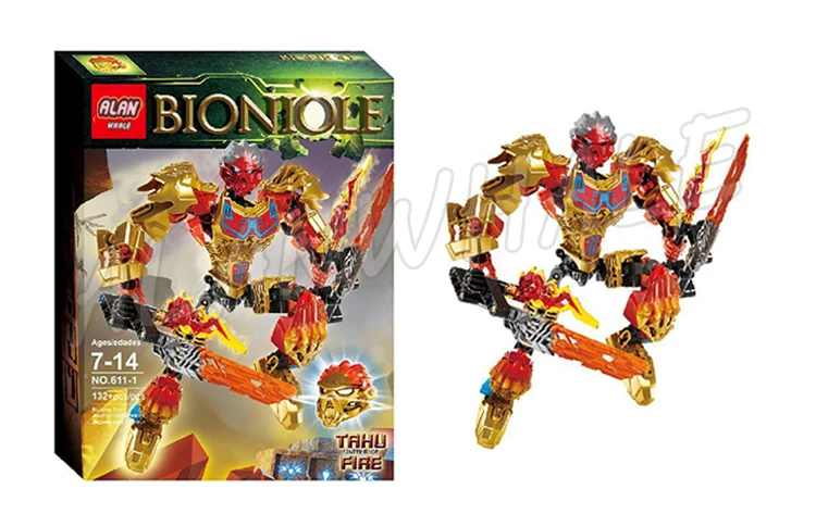 4 типа Объединенный огненный лед герой Bionicle Tahu Onua Kopaka умарак охотник строительные