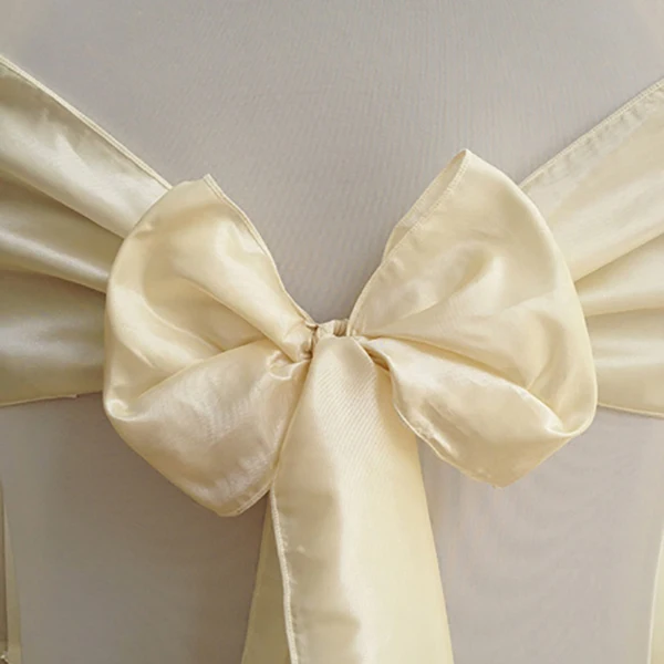 Ivory-Taffeta-Sash