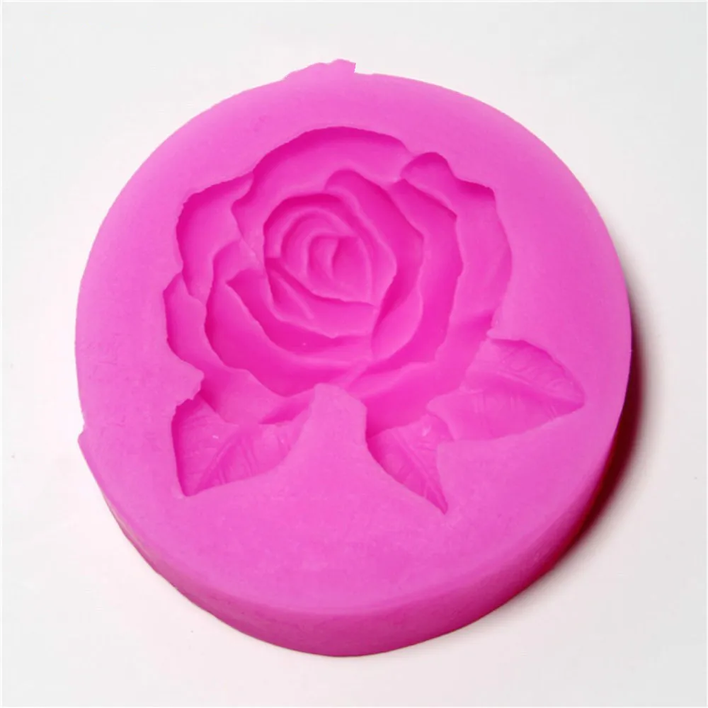 3D силиконовая форма для изготовления мыла вручную, форма для торта, декоративная силиконовая форма для 3D изготовления цветочного мыла