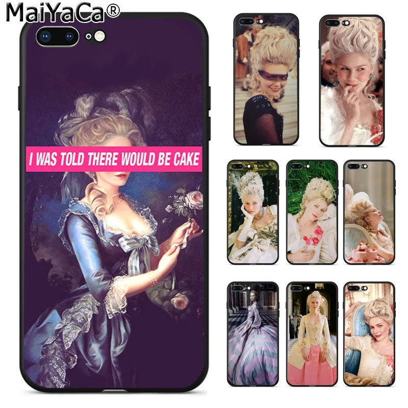 

MaiYaCa Marie Antoinette Colorful Cute Phone Accessories Case for iPhone 8 7 6 6S Plus 5 5S SE XR X XS MAX Coque Shell