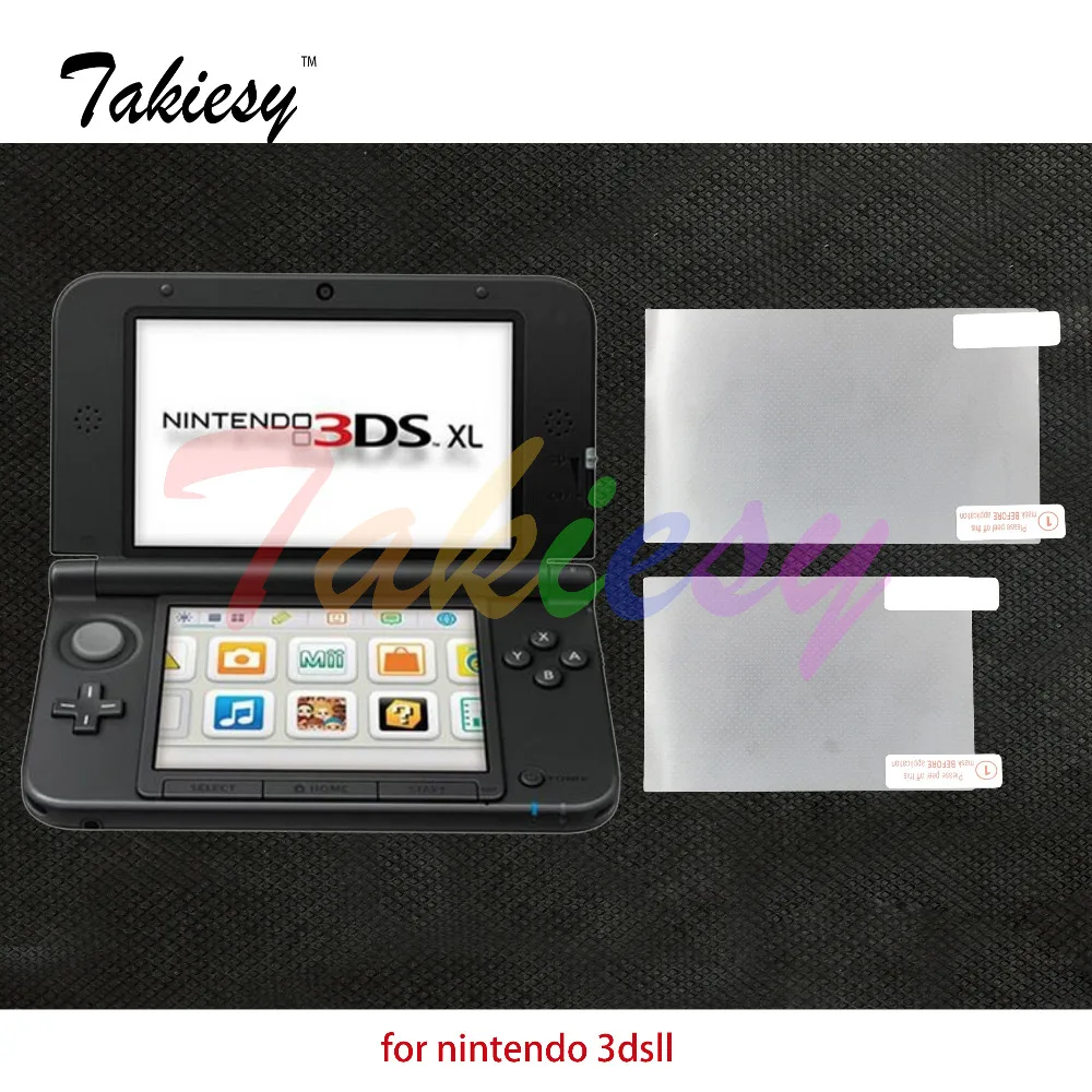 2в1 Верхняя Нижняя HD Прозрачная защитная пленка для nintendo 3DS XL/LL ЖК-экран протектор кожи