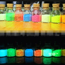 8 цветов* 50 г Световой светящийся песок красочные Серебристые ногтей желая песок светиться в темноте для стекла бутылка двор