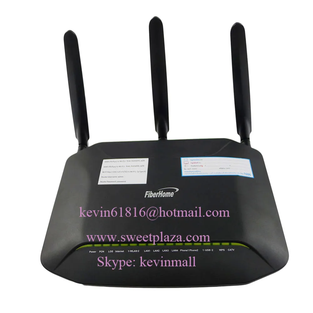 HG268XF GPON ONU с CATV РЧ портом 4GE LAN двухдиапазонная антенна 2,4G и 5G wifi 5dbi