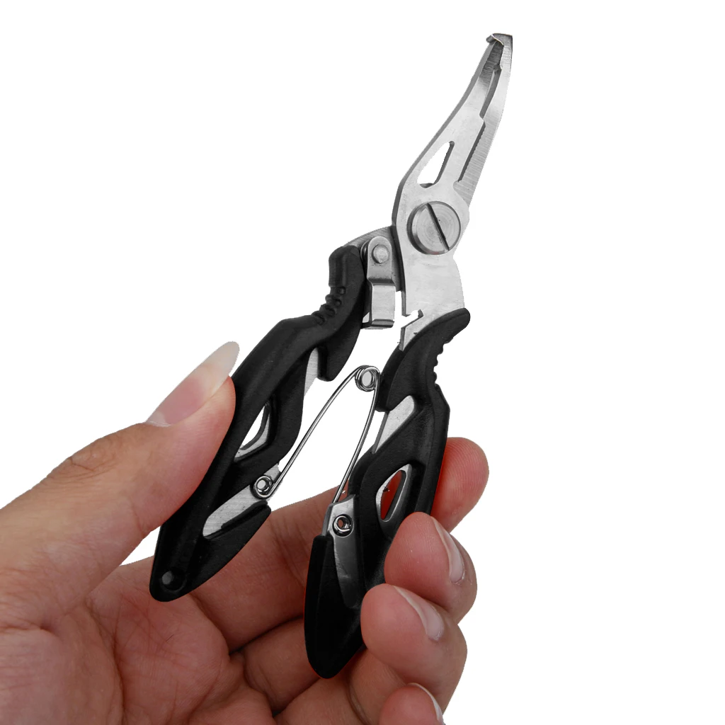 Stainless Steel Fishing Pliers Braid Cutters Hook Remover Fish Holder Gripper Multifunctional Fishing Tools