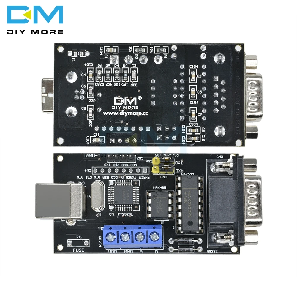 USB к последовательному RS232/UART ttl/RS485 DB9 адаптер конвертер Модуль для FTDI FT232BM/BL обеспечить USB драйвер для Linux для Windows