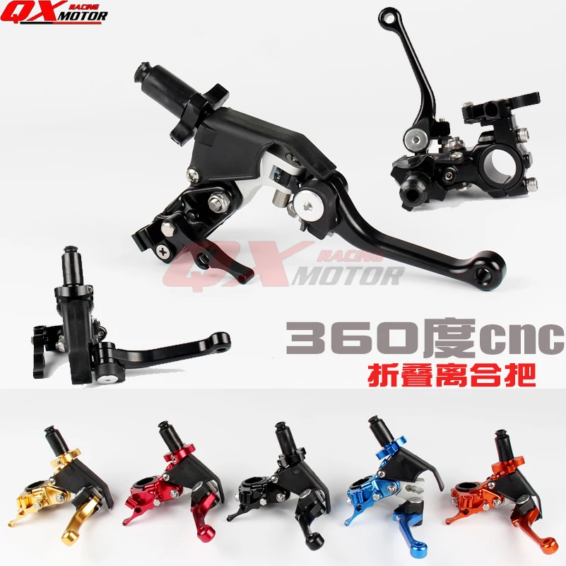 

Dirt bike MX Motorcycle Universal CNC Adjustable Extendable Folding Clutch Lever For CR CRF XR XL CRM 85 125 150 230 250 450