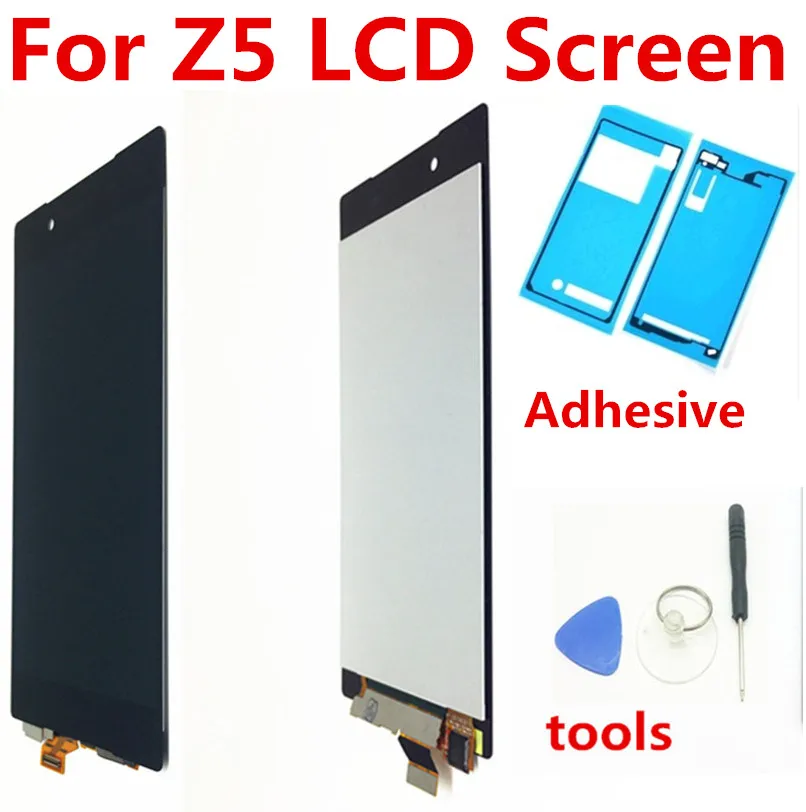 Для sony Xperia Z5 lcd E6603 E6633 E6653 E6683 дисплей кодирующий преобразователь сенсорного экрана в сборе дисплей для sony Z5 Замена E6603 lcd