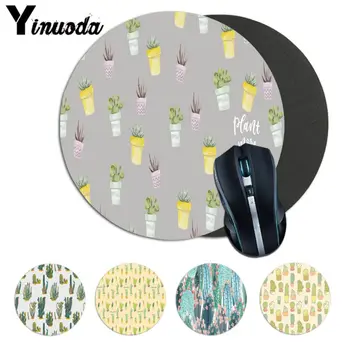 

Yinuoda Cactus Watercolor Soft Rubber Professional Gaming Mouse Pad PC Computer Notebook gaming mouse pad gamer play mats