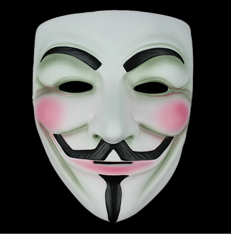 TTLIFE V Face Mask for Vendetta Mask Film Guy Fawkes Fancy Cosplay