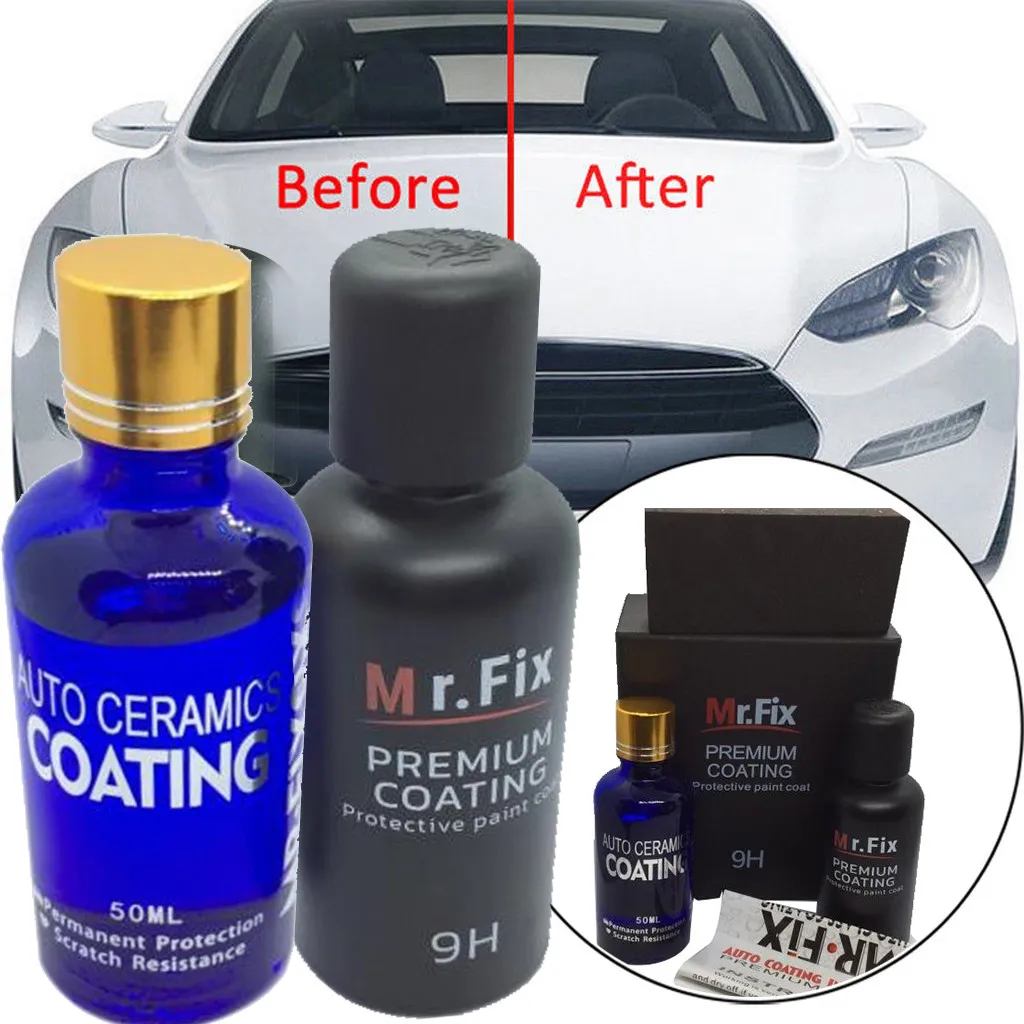 Жидкое покрытие для автомобиля Mr fix9H практичный уход за масляной пленкой очистка