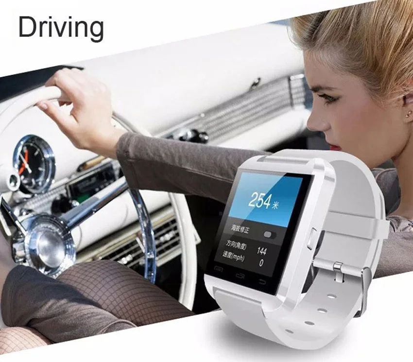 Hot OllyMurs U8 Smart Watch Clock Sync Notifier Wrist with Bluetooth Electronics Sport Smartwatch For Android ios Phone