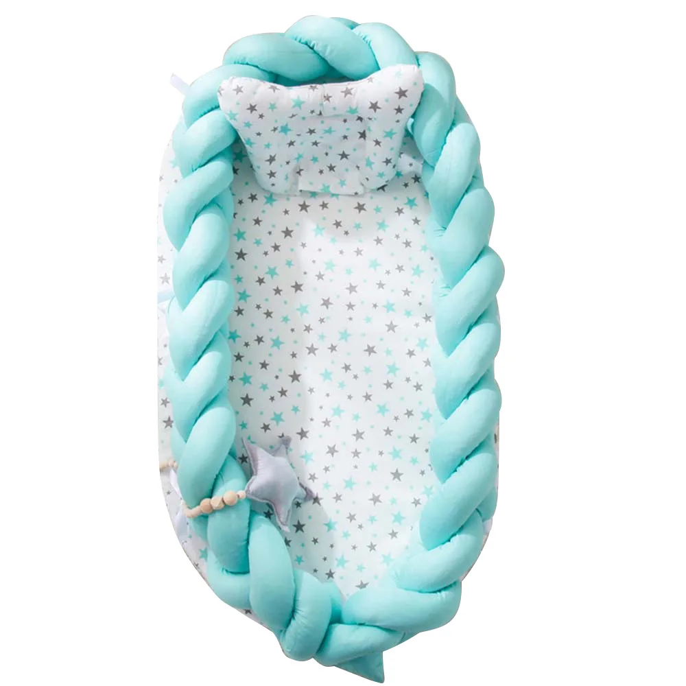 Portable bébé infantile lit bionique enfant en bas âge coton berceau berceau bébé couffin pare-chocs pliable dormeur berceau voyage lit couffin 0-2Y