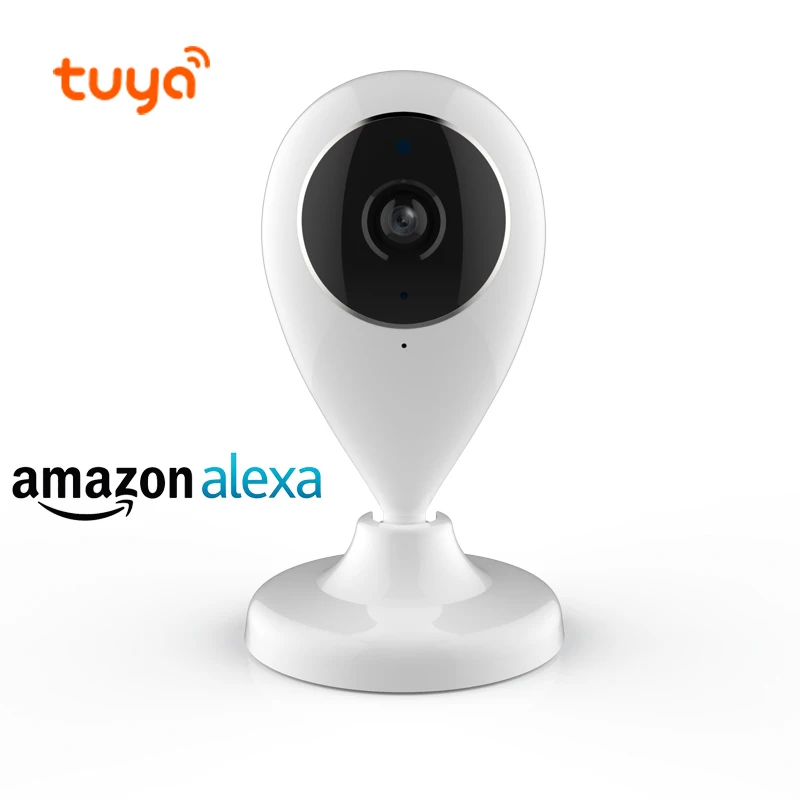 Tuya Smart Life Wireless WiFi P2P IP Security Camera Two Way Audio 64G TF Card Alarm Snapshot Amazon Alexa IP Camera Google