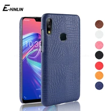 超薄型ワニヘビ革電話ケース裏表紙の asus zenfone 5 最大プロ M1 M2 ZB633KL ZB601KL ZB555KL ZB631KL ZB602KL(China)