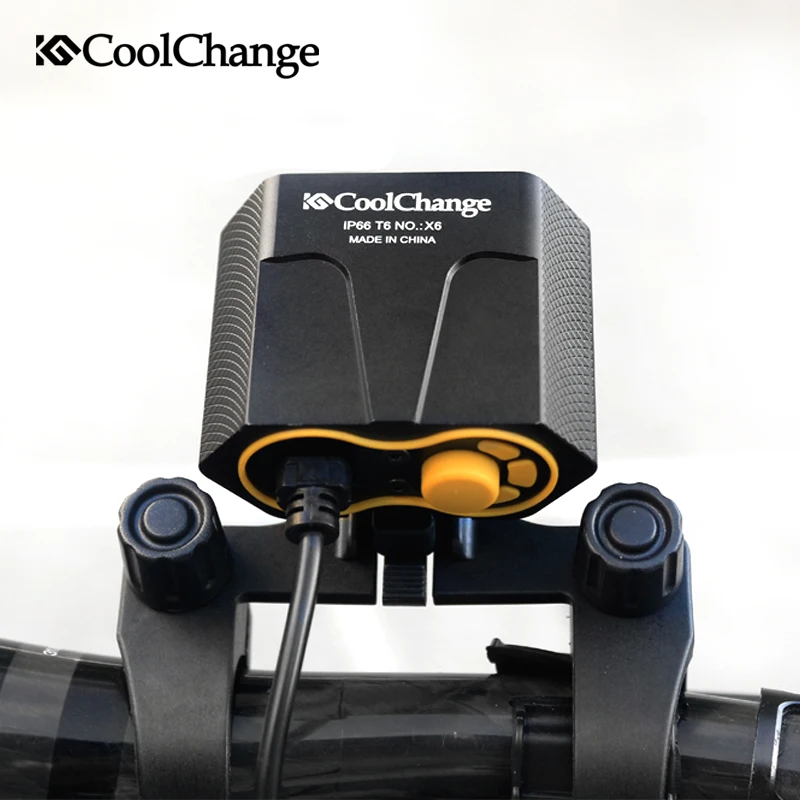 CoolChange LED Bike Light Waterproof Bicycle Flashlight T6 Lamp Power Bank USB Headlight Front Light MTB Bicycle Accessories CoolChange LED Bike Light Waterproof Bicycle Flashlight T6 Lamp Power Bank USB Headlight Front Light MTB Bicycle Accessories