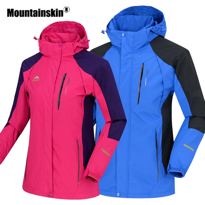 Mountainskin الرجال النساء الربيع الرياضة في الهواء الطلق المياه طارد السترات التخييم المشي واقية الرحلات تسلق معطف VA331 Mountainskin الرجال النساء الربيع الرياضة في الهواء الطلق المياه طارد السترات التخييم المشي واقية الرحلات تسلق معطف VA331
