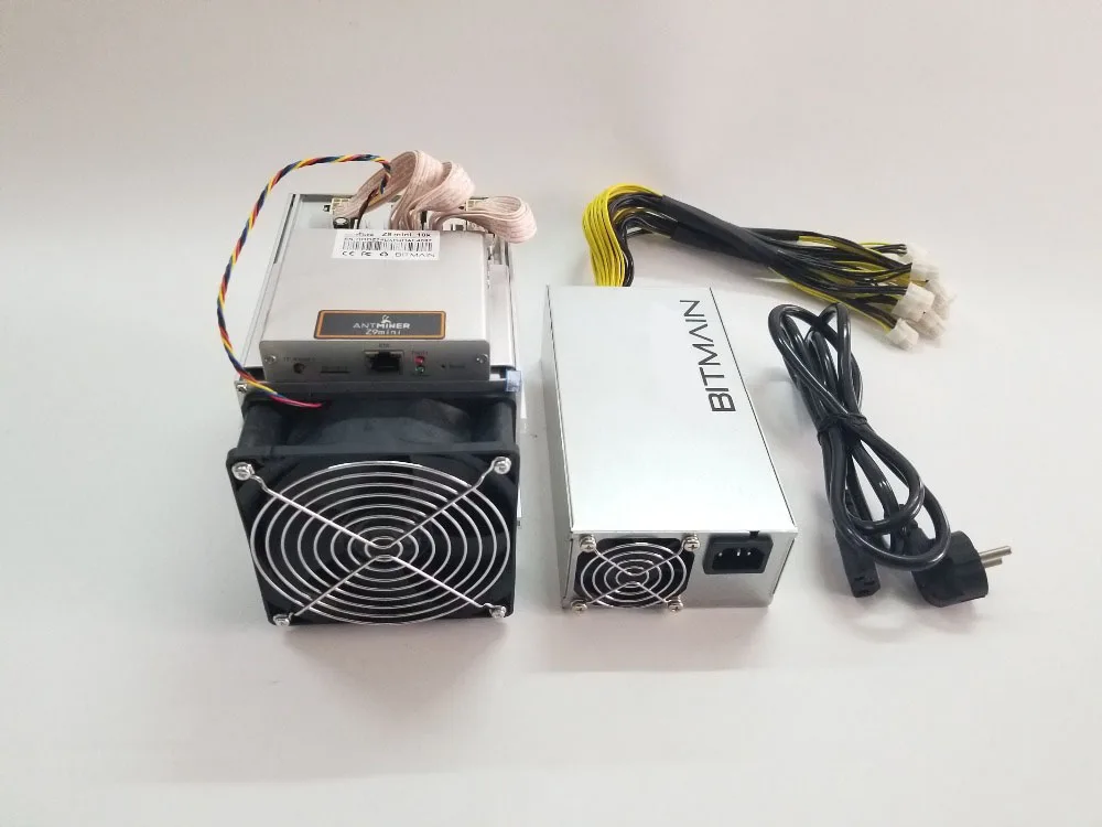 Доставка в течение 24 часов используется Antminer Z9 Mini 10k Sol/s 300W с BITMAIN 1600W PSU Asic Equihash Mine ZEN