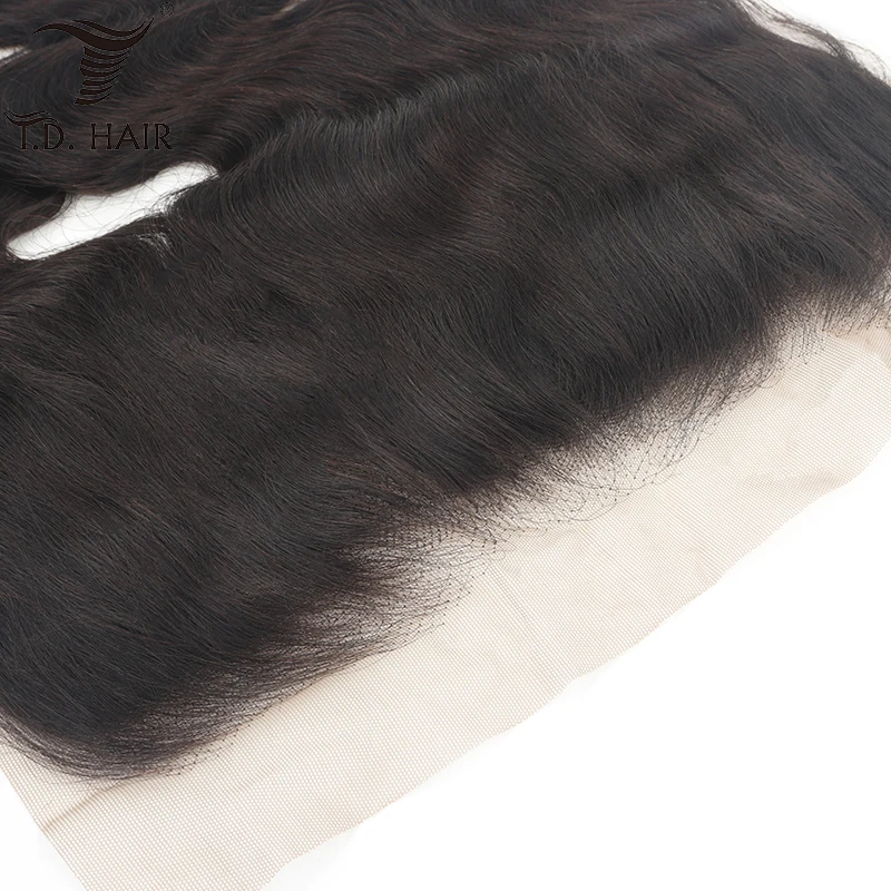 Перуанские 2 пучка Remy объемные волнистые волосы с 13*6 кружево спереди заказ с сеткой кружева фронтальное Закрытие с пучками tdhair