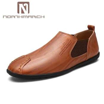 

NORTHMARCH Leather Shoes Men High Quality Men Loafers Shoes Breathable Slip On Shoes Men Footwear Male Chaussure Homme Cuir