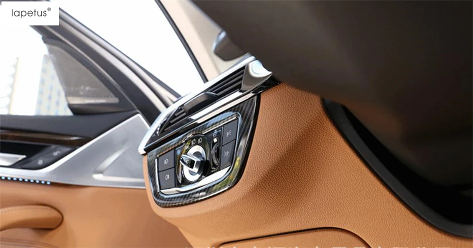 Lapetus интимные аксессуары для BMW 5 серии G30 530I 2017 2018 2019 фары переключатель для ламп Кнопка литья крышки защиты комплект отделка