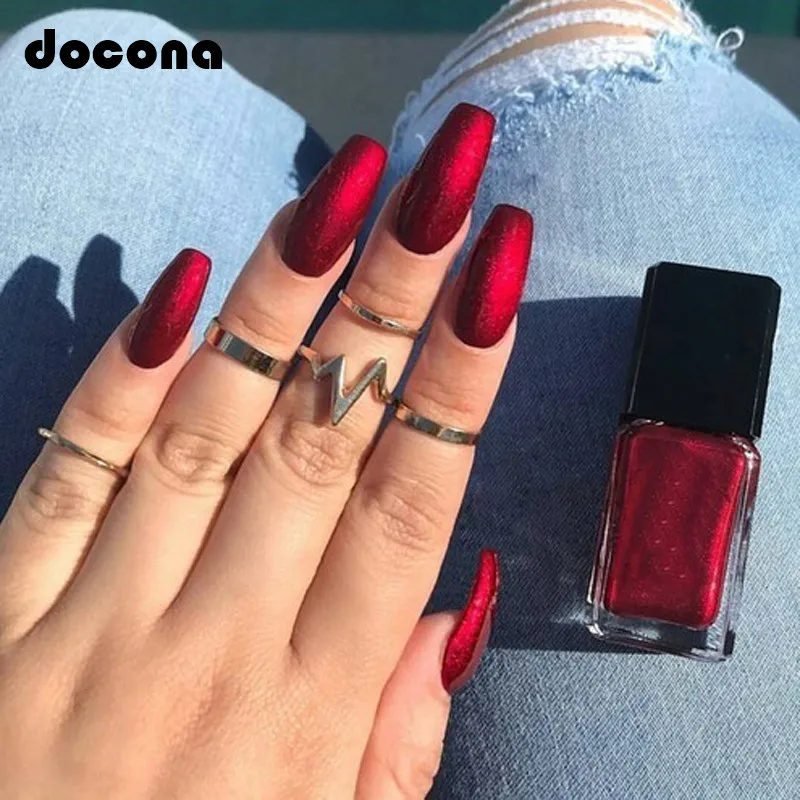 

Docona Punk Gold Silver Color Heartbeat Ring Set for Women Girl Metal Knuckle Midi Rings Party Jewelry Anillos 5pcs/1set 6375