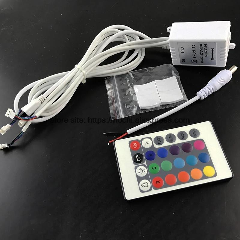 HochiTech IR Controller / Wifi Controller Phone App For Car RGB Angel Eyes Motorcycle RGB LED Light House Strip Light