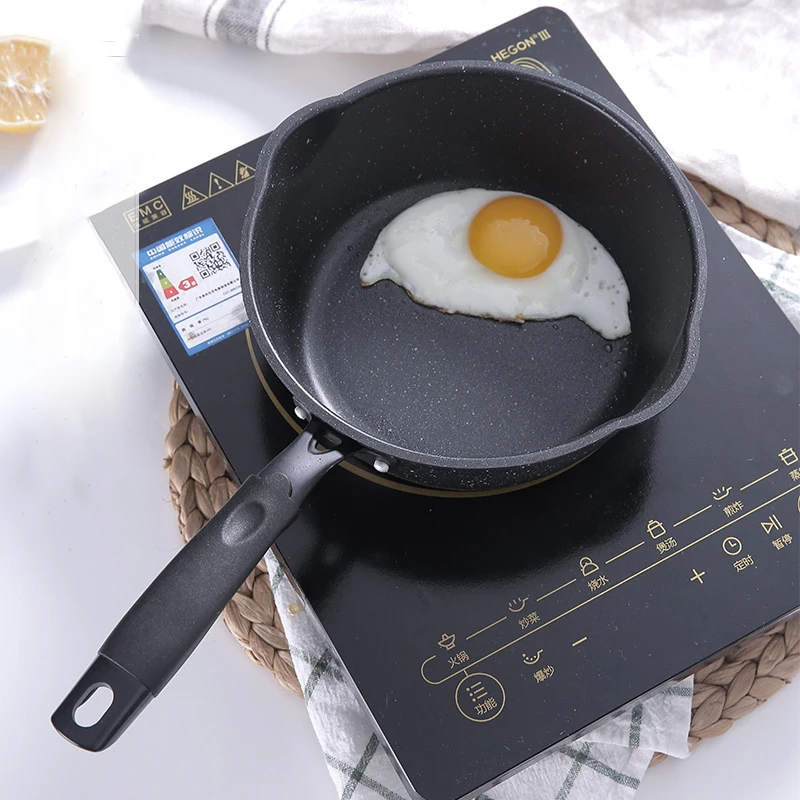 YiHAO 20CM Maifan Stone Wok Non stick Pan Frying Pans Soup Pot Frying