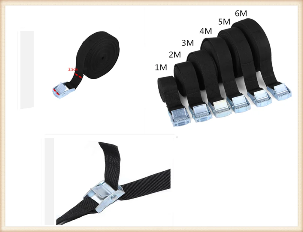 Car and motorcycle accessories buckle with ratchet belt tow rope for Mercedes Benz GLS63 GLS GLE43 B55 Shooting S400 ML450