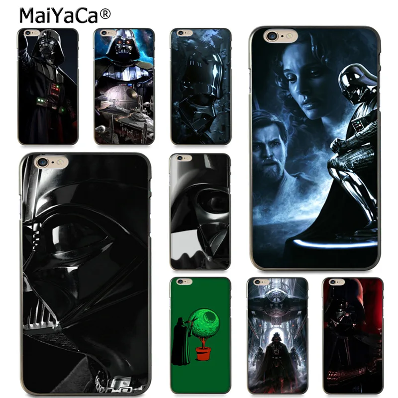 

MaiYaCa Darth Vader Star Wars Luxury Hybrid phone case for iPhone 8 7 6 6S Plus X 5 5S SE 11pro max case shell
